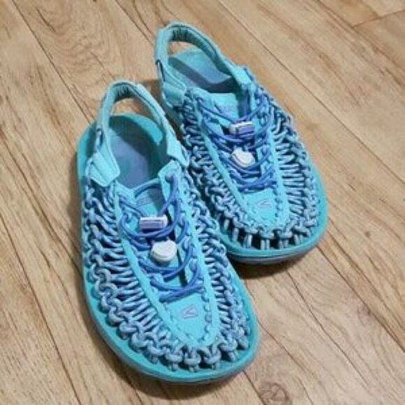 KEEN Uneek Capri Breeze Periwinkle Sandals b80 - Picture 2 of 5